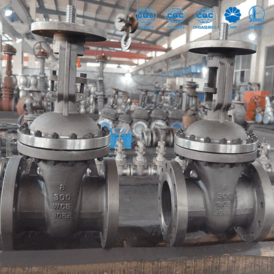 ফ্ল্যাঞ্জ এন্ডস কাস্ট স্টিল গেট ভালভ ASME B16.5 সাইজ 2" থেকে 36" API 6D