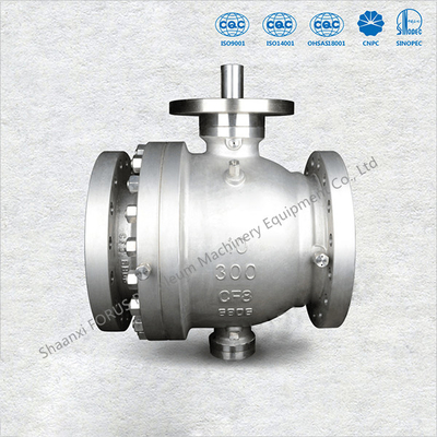 কাস্ট ইস্পাত Trunnion মেটাল উপবিষ্ট বল ভালভ ডিজাইন স্ব গহ্বর চাপ ত্রাণ