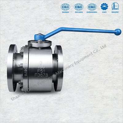 নকল ফ্লোটিং মেটাল সিটেড বল ভালভ ডিজাইন API6D BS5351 ASME B16.34