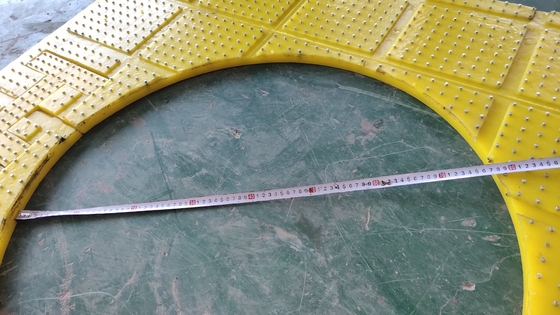 ZP175 ZP375 অ্যান্টি স্কিড ম্যাট 30mm প্লাস্টিকের অ স্লিপ ম্যাট ড্রিলিং জন্য ঘূর্ণন টেবিল