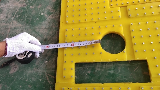 ZP175 ZP375 অ্যান্টি স্কিড ম্যাট 30mm প্লাস্টিকের অ স্লিপ ম্যাট ড্রিলিং জন্য ঘূর্ণন টেবিল