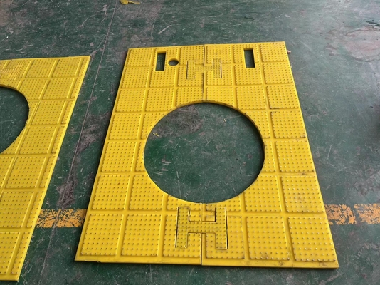 ZP275 ZP375 এন্টি স্লিপ ম্যাট 30mm প্লাস্টিকের অ স্লিপ ম্যাট ড্রিলিং জন্য ঘূর্ণমান টেবিল