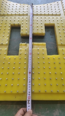 ZP275 ZP375 এন্টি স্লিপ ম্যাট 30mm প্লাস্টিকের অ স্লিপ ম্যাট ড্রিলিং জন্য ঘূর্ণমান টেবিল