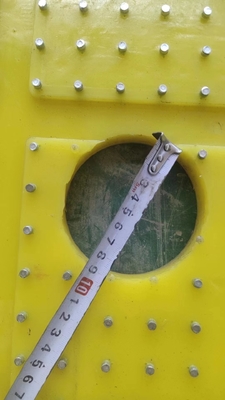 ZP275 ZP375 এন্টি স্লিপ ম্যাট 30mm প্লাস্টিকের অ স্লিপ ম্যাট ড্রিলিং জন্য ঘূর্ণমান টেবিল