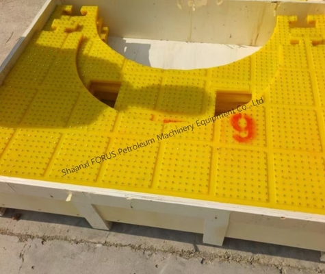 ঘূর্ণমান টেবিল অ্যান্টি স্লিপ ম্যাট বেধ 30MM পিইউ অ্যান্টি স্লিপ ম্যাট ড্রিলিং জন্য ঘূর্ণমান টেবিল